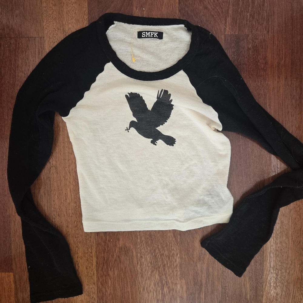 SMFK Couture H..lorenzo Wildworld Panda Wool Baseball Top Xs/S - Picture 9 of 10